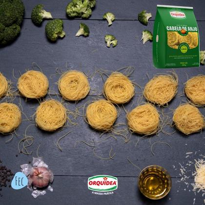 Imagem de Kit 3 Massa Ninho Com Ovos Cabelo de Anjo 500g Orquídea