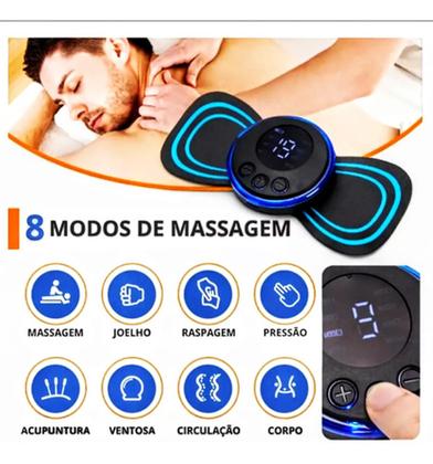 Imagem de Kit 3 Massageador Portátil Recarregável Dor Pescoço Coluna
