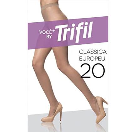 Imagem de Kit 3 Meia Calça Cor Castor Fio 20 Europeu Trifil