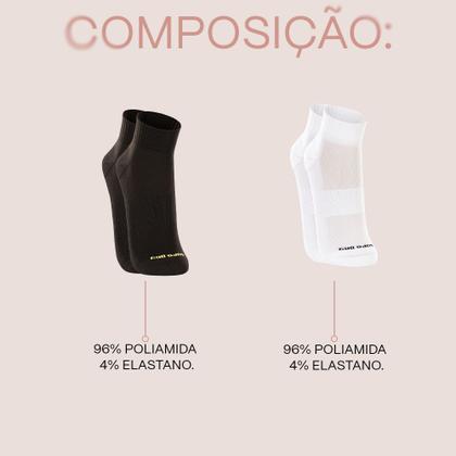 Imagem de Kit 3 Meia Lupo Dry Academia Corrida Cano Médio Poliamida