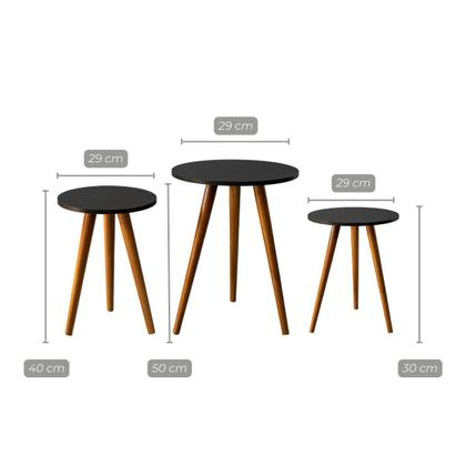 Imagem de Kit 3 Mesas Para Decoração Enfeites Eventos Festas Halloween