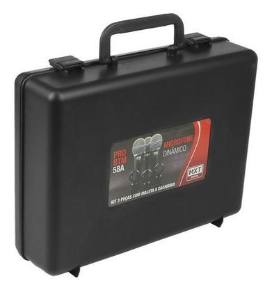 Imagem de Kit 3 Microfone Dinamico Tipo Shure Beta Sm58 Prof Nfe 