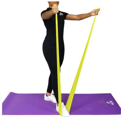 Imagem de Kit 3 Mini Faixa Elástica + 3 Faixa Elástica Com 3 Intensidades