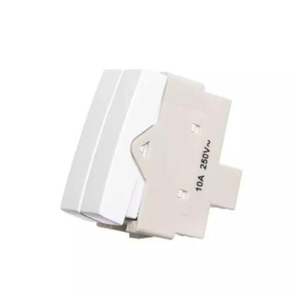 Imagem de Kit 3 Módulos Interruptor Duplo Paralelo Sleek Margirius 17840