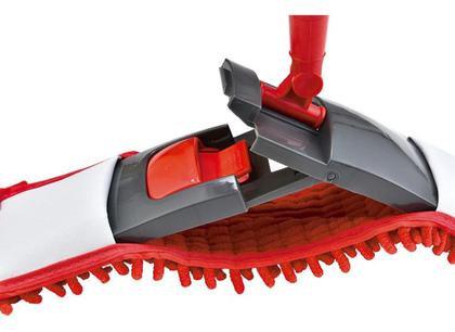 Imagem de Kit 3 Mop Flat Esfregão Vermelho Cinza Powermaid