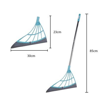 Imagem de Kit 3 Mop Rodo Mágico Esfregão Multiuso Lava Seca Limpeza Fácil Limpa Piso Vidro Cozinha Banheiro Escritório Janela Chão Vassoura Mágica Casa Azulejo
