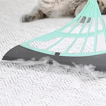 Imagem de Kit 3 Mop Rodo Mágico Esfregão Multiuso Lava Seca Limpeza Fácil Limpa Piso Vidro Cozinha Banheiro Escritório Janela Chão Vassoura Mágica Casa Azulejo