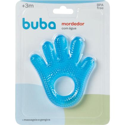 Imagem de Kit 3 mordedores buba infantil bebe com agua resfriavel gelado textura macia