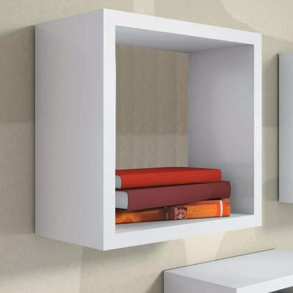 Imagem de Kit 3 Nicho Decorativo 50X50X15 cm Branco Em Mdf