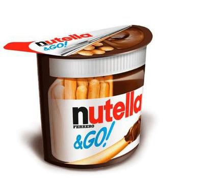 Imagem de Kit 3 nutella & go creme de avelãs & palitos de biscoito alemanha