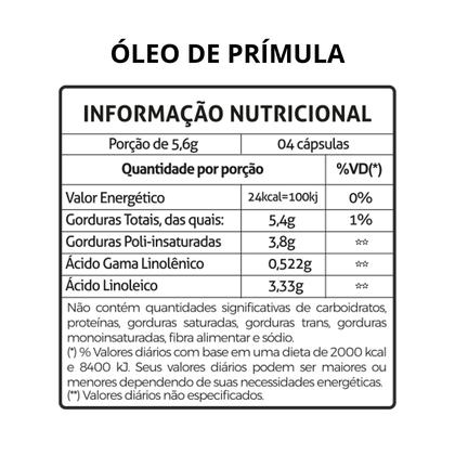 Imagem de Kit 3 Óleo De Prímula 1000mg 60 Cápsulas Fitoprime