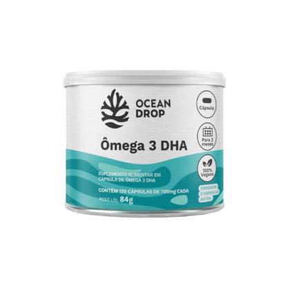 Imagem de Kit 3 Ômega 3 DHA 700mg Ocean Drop Vegano 120 Cápsulas