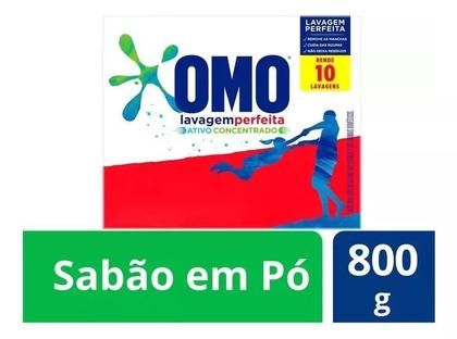 Imagem de Kit 3 Omo Sabão Em Pó Caixa 800gr Maior Proteção