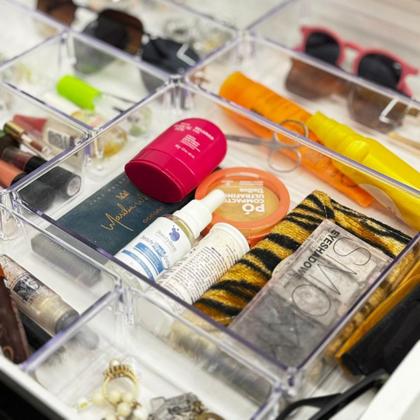 Imagem de Kit 3 Organizador Gavetas Multiuso Acrílico Empilhável G