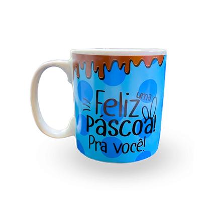 kit 3 OU 6 Caneca decorada Pascoa Atacado Porcelna 310ml Chocolate Coelho Canecas Para Cestas - Karosadecorhome Imagem de kit 3 OU 6 Caneca decorada Pascoa Atacado Porcelna 310ml Chocolate Coelho Canecas Para Cestas