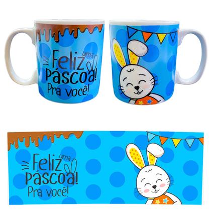 kit 3 OU 6 Caneca decorada Pascoa Atacado Porcelna 310ml Chocolate Coelho Canecas Para Cestas - Karosadecorhome Imagem de kit 3 OU 6 Caneca decorada Pascoa Atacado Porcelna 310ml Chocolate Coelho Canecas Para Cestas