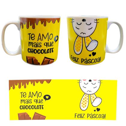 kit 3 OU 6 Caneca decorada Pascoa Atacado Porcelna 310ml Chocolate Coelho Canecas Para Cestas - Karosadecorhome Imagem de kit 3 OU 6 Caneca decorada Pascoa Atacado Porcelna 310ml Chocolate Coelho Canecas Para Cestas