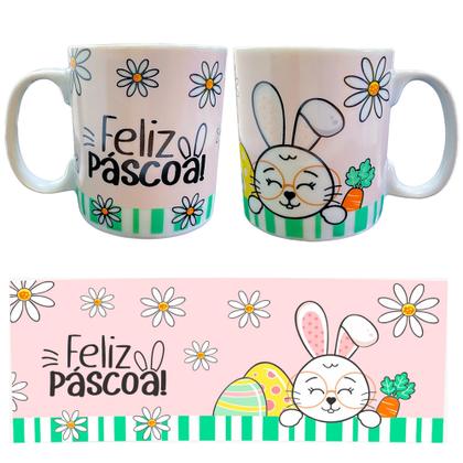 kit 3 OU 6 Caneca decorada Pascoa Atacado Porcelna 310ml Chocolate Coelho Canecas Para Cestas - Karosadecorhome Imagem de kit 3 OU 6 Caneca decorada Pascoa Atacado Porcelna 310ml Chocolate Coelho Canecas Para Cestas