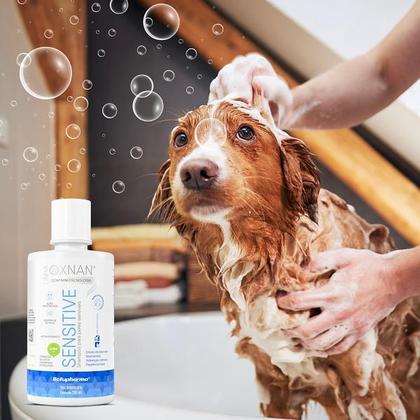 Imagem de Kit 3 Oxnan Shampoo Sensitive Sensível Cães Gatos Botupharma 280ml