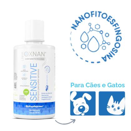 Imagem de Kit 3 Oxnan Shampoo Sensitive Sensível Cães Gatos Botupharma 280ml