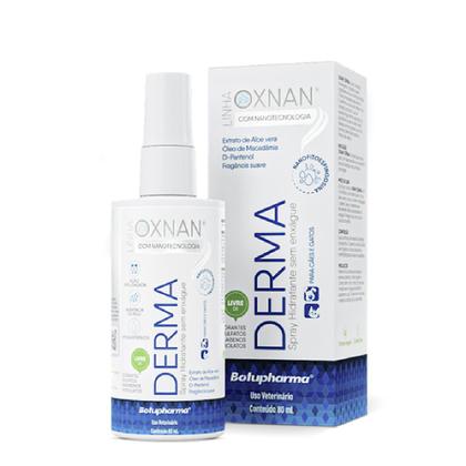 Imagem de Kit 3 Oxnan Spray Derma para Cães e Gatos Botupharma 80ml