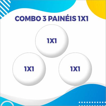 Imagem de Kit 3 Painéis de festa , painel redondo, painel de festa,1x1 sublimado