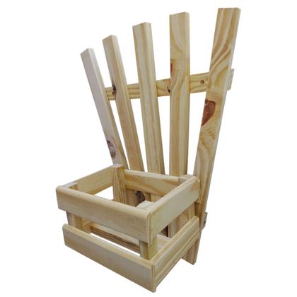 Imagem de Kit 3 Painel Floreira Parede Vaso Jardim Vertical Orquidea Com Cachepot