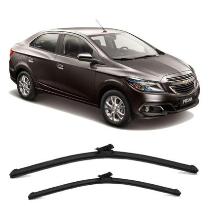 Imagem de Kit 3 Palheta Parabrisa Compatível com Onix 2012 á 2018 Limpador Parabrisa Dianteiro e Traseiro