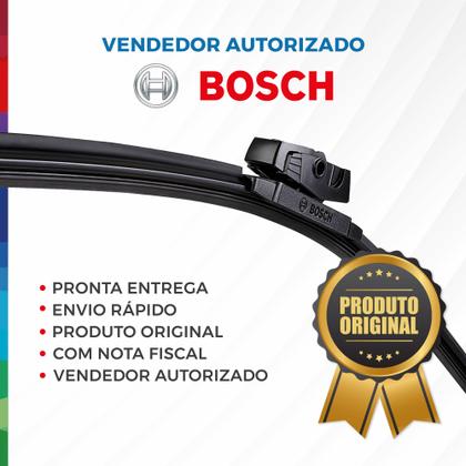 Imagem de Kit 3 Palhetas Dianteiras Multiclip + Traseira REAR Silicone Originais Bosch BMW X5 2013 a 2018