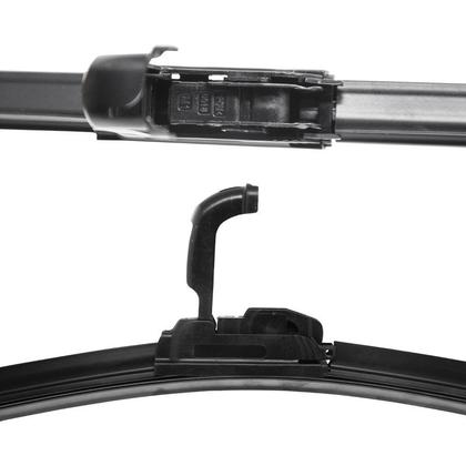 Imagem de Kit 3 Palhetas Limpador Parabrisa Dianteiro + Traseiro Encaixe Gancho Fiat Palio G2 2001 2002 2003 2004 2005 2006 2007