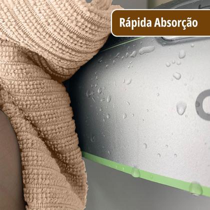 Imagem de Kit 3 Pano Copa Pia Cozinha Microfibra Absorve 30x30 Pra Bg