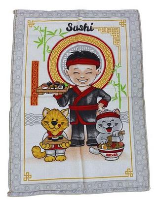 Imagem de Kit 3 Pano De Prato Estampado Estampas Variadas Pano De Copa Macio Em Algodao