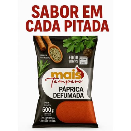 Imagem de Kit 3 Páprica Defumada + Doce + Picante 500g De Cada 1,5kg Total
