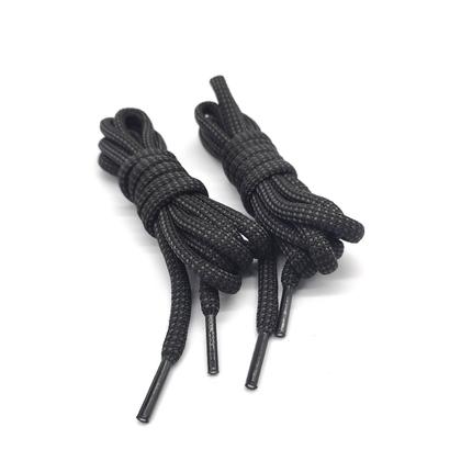 Imagem de Kit 3 Pares Cadarço Redondo Reforçado Para Coturno e Botas