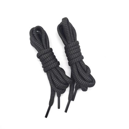 Imagem de Kit 3 Pares Cadarço Redondo Reforçado Para Coturno e Botas