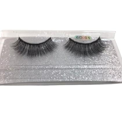 Imagem de Kit 3 Pares de Cílios 6D-01 para Look Natural Ótima Qualidade