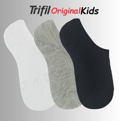 Imagem de Kit 3 Pares de Meia Infantil Sapatilha Trifil Unissex 5442