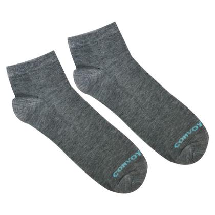 Imagem de Kit 3 Pares De Meia Yins Masculino Adulto Branca/Cinza/Preto - Tam 34/43 - Ref YS38042