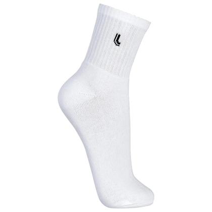 Imagem de Kit 3 Pares Meia Cano Médio Atoalhada Lupo Masculina - Branco