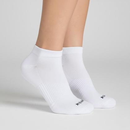 Imagem de Kit 3 Pares Meia Hoahi Cano Curto Unissex - Preto e Branco