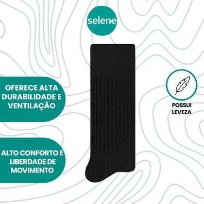 Imagem de Kit 3 Pares Meia Social Clássica Selene Com Algodão Penteado 