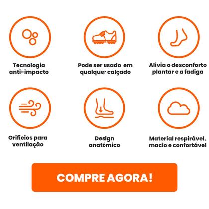 Imagem de Kit 3 Pares Palmilhas Em EVA Anatômica Resistente Confort Dia a Dia Coturno Bota Sapato Macia