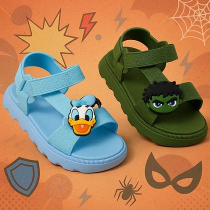 Imagem de Kit 3 Pares Sandália Infantil Menino Baby Kids Confortável