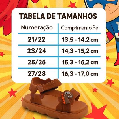 Imagem de Kit 3 Pares Sandália Infantil Menino Baby Kids Confortável