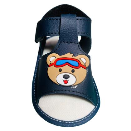 Imagem de Kit 3 Pares Sandálias Masculinas Urso Para Bebê Menino