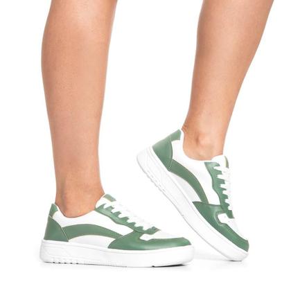 Imagem de Kit 3 Pares Tênis Casual Feminino com Recortes Dia a Dia