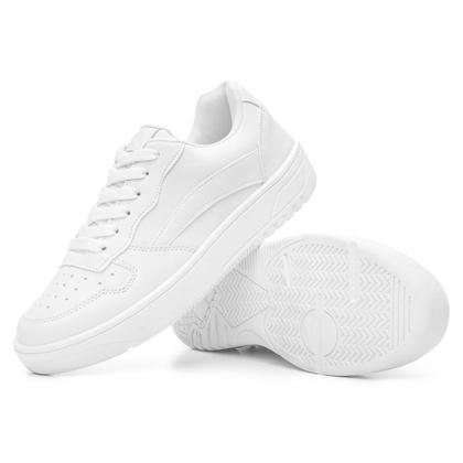 Imagem de Kit 3 Pares Tênis Casual Feminino com Recortes Dia a Dia