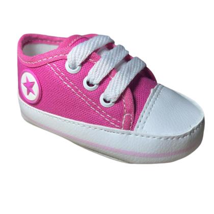 Imagem de Kit 3 Pares Tênis Sapatinho Para Bebês Cano Baixo