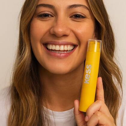 Imagem de Kit 3 Pasta de Dente Gel Dental Creme Whitedelicious Kess Banana Ice 60g