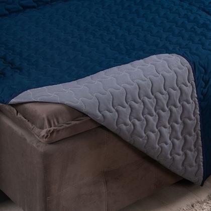 Imagem de Kit 3 Pçs Capa Protetora de Sofá Retrátil Assento 2,40m Shield Dupla Face Hipercal 400 Fiose Capas de Almofada